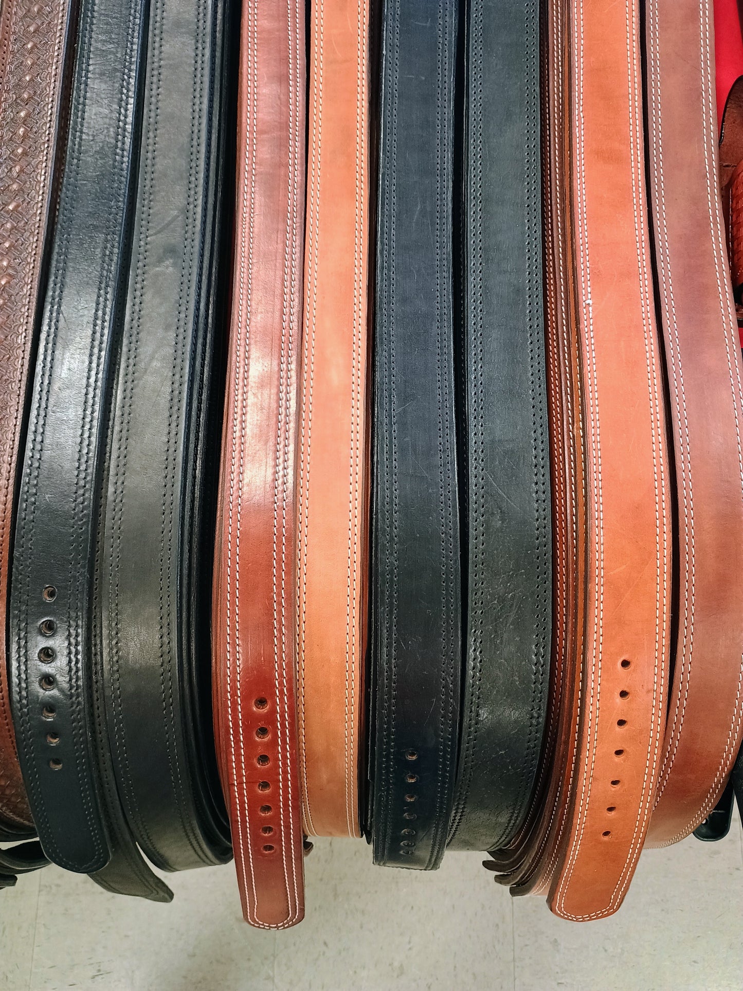 1.5" Double Leather Concealed Carry / Western Belt - Tan