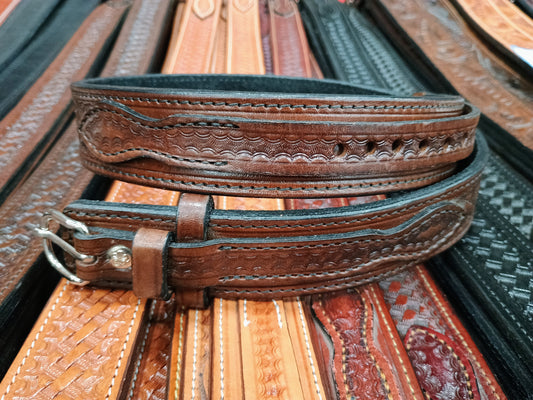 Classic Ranger Belt - Tobacco Brown Basketweave