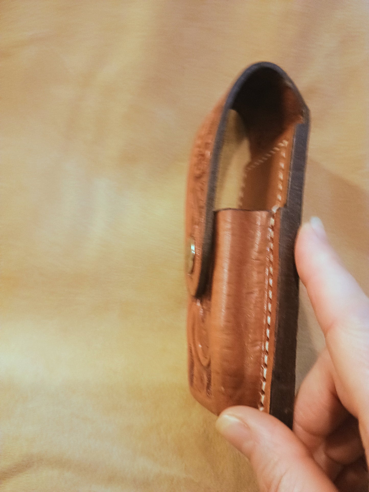 Handcrafted Full Grain Leather Double Stack Single Magazine Pouch – Western Botanical Leaf Tooled Closed Top with Snap Closure